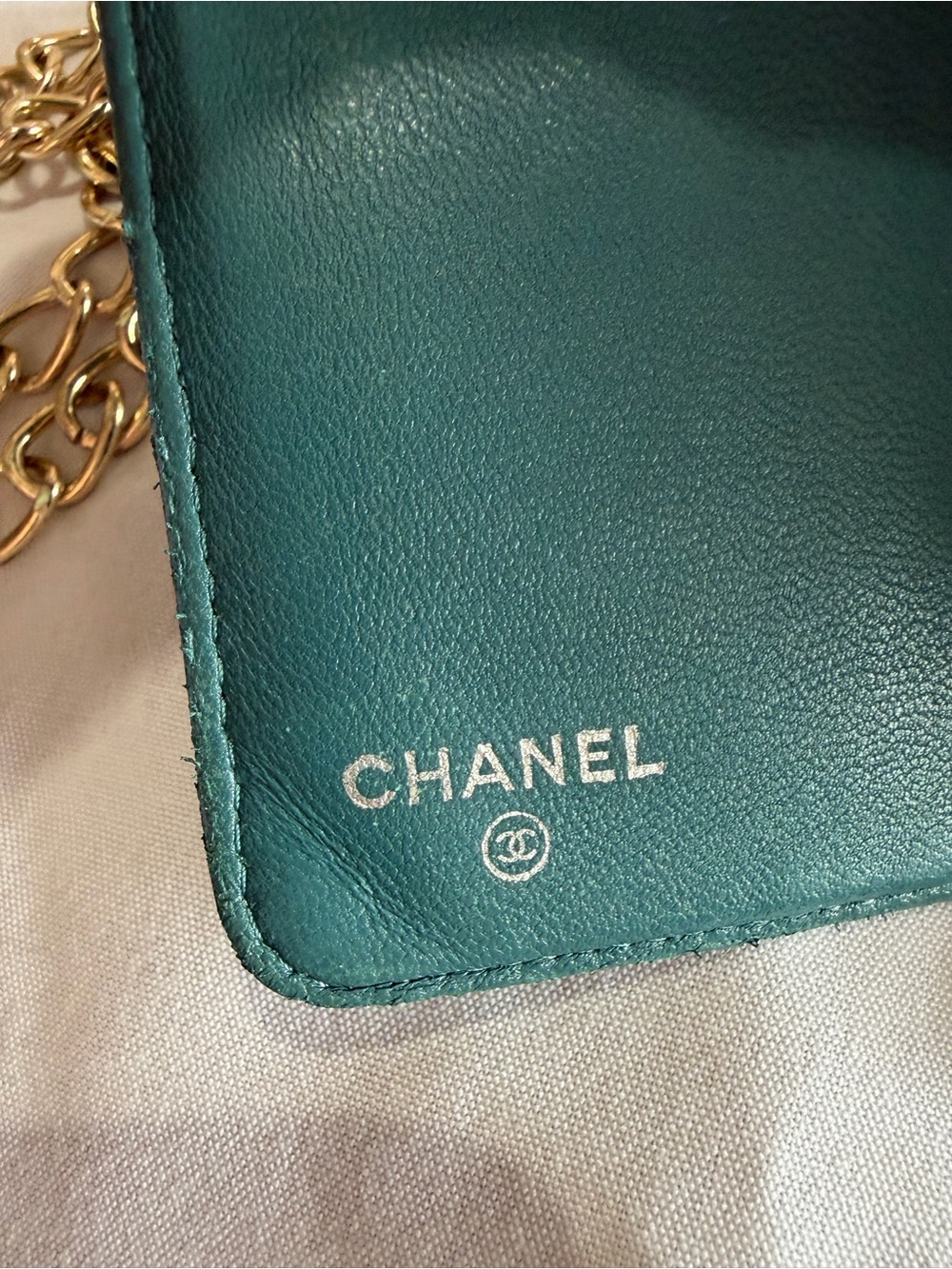 Authentic Chanel Classic Quilted Lambskin Wallet on Chain (WOC) - Picture 17 of 17
